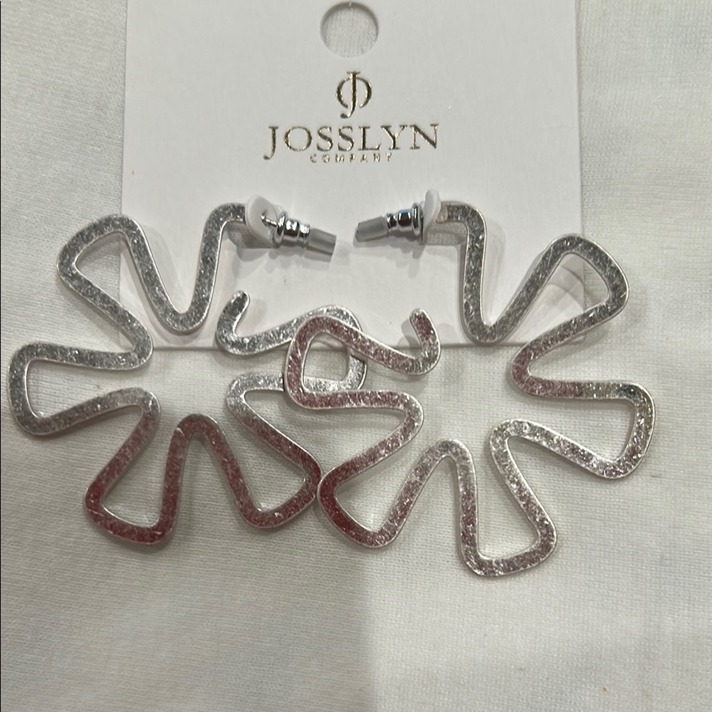 Silver Zigzag Earrings